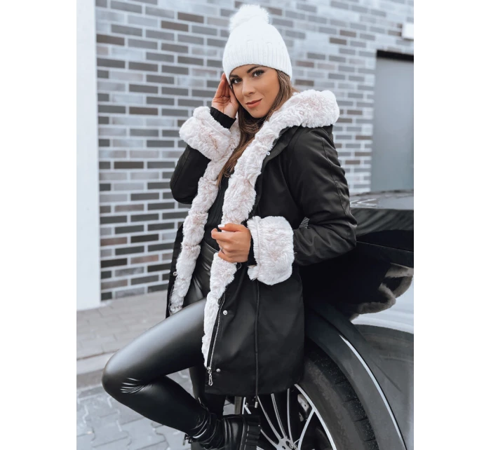 Dámska zimná bunda STARBURST black FashionStreet TY4025 Dámska zimná bunda STARBURST black FashionStreet TY4025