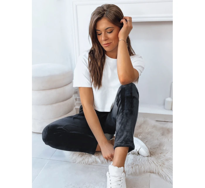 Dámské tepláky tmavě šedé Dstreet model 21971803 - FashionStreet Dámské tepláky tmavě šedé Dstreet model 21971803 - FashionStreet