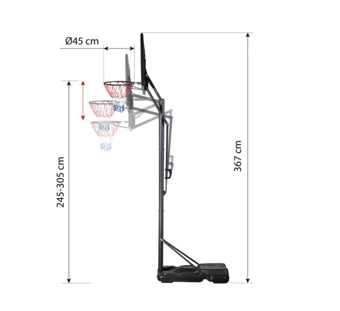 Basketbalový kôš NILS ZDK020 Basketbalový kôš NILS ZDK020