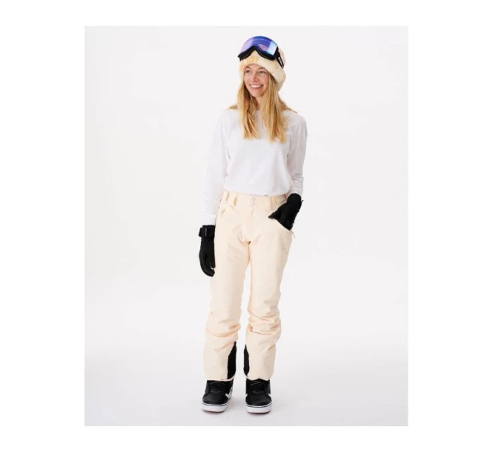 Lyžařské kalhoty RIP CURL Rider s vysokým pasem bílé