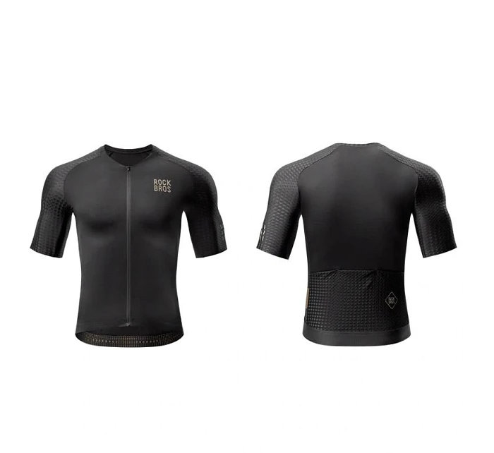 Cyklistický dres Diamond s krátkým rukávem velikost  černý model 22114117 - Rockbros