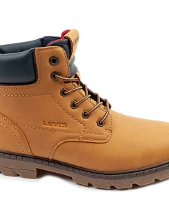 Levis – hnedé členkové topánky pre mládež Forrest Nova