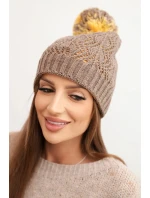 Fleecová čepice Marta K231 ecru