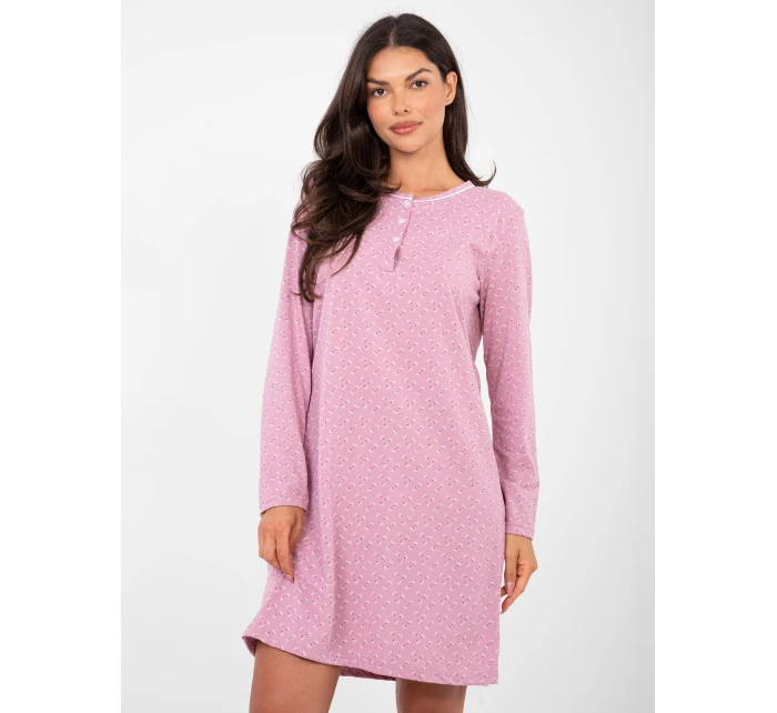 DU KN nočná košeľa FP 105.36 tmavoružová