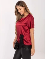 Blúzka MI BZ 3297.28 bordová Blúzka MI BZ 3297.28 bordová