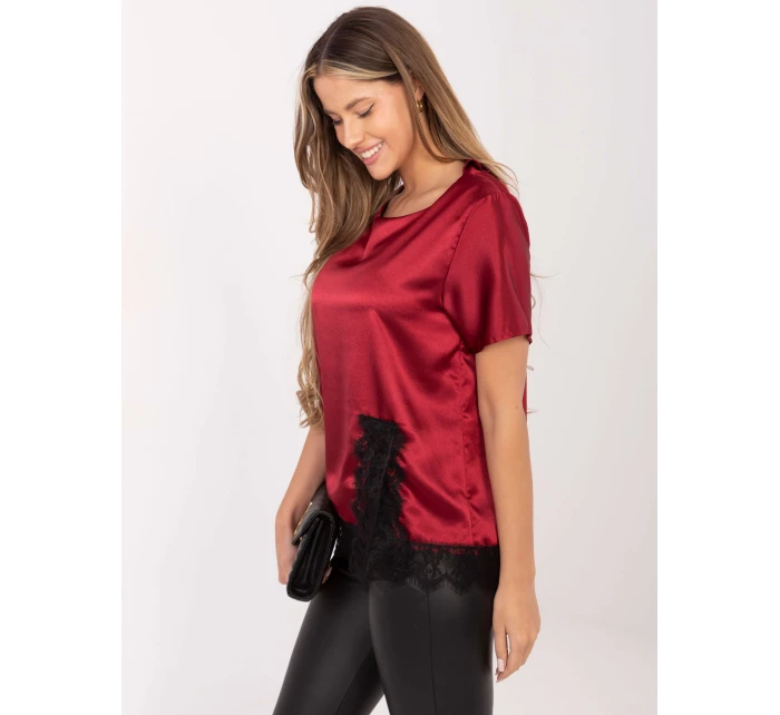 Blúzka MI BZ 3297.28 bordová Blúzka MI BZ 3297.28 bordová