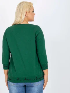 Mikina RV BL 5978.06P čierna a zelená