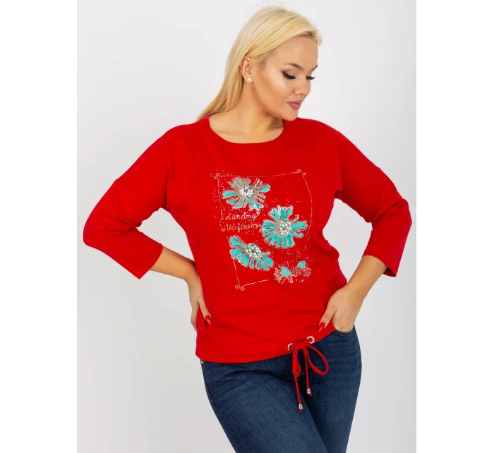 Halenka RV BZ model 18018968 červená - FPrice Halenka RV BZ model 18018968 červená - FPrice