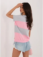 Blúzka RV BZ A1213.80 sivo-ružová