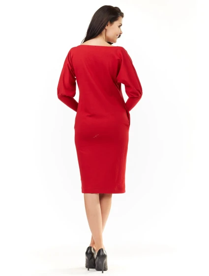 Dámské šaty model 19328362 červené - awama