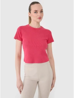 Dámské žebrované tričko model 21436870 - 4F