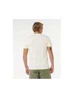 Pánské tričko RIP CURL Vaporcool Search 3 Stacks Tee, bílé Pánské tričko RIP CURL Vaporcool Search 3 Stacks Tee, bílé