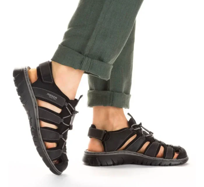 Zabudované sandále Rieker M 26770-00 RKR584 Zabudované sandále Rieker M 26770-00 RKR584