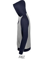 SOL'S Seattle Unisex raglánová mikina s kapucí grey navy model 22523947 SOL'S Seattle Unisex raglánová mikina s kapucí grey navy model 22523947