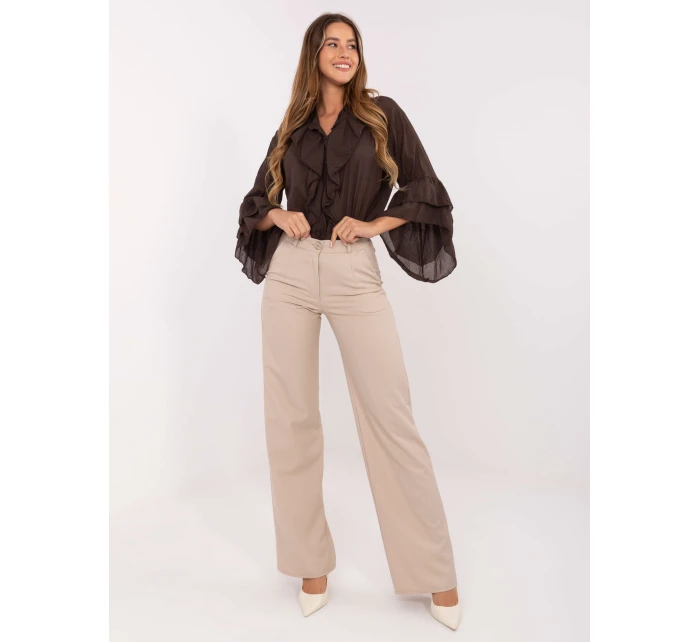 Nohavice LK SP 510012.01 beige