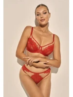 Dámské kalhotky Lou model 21759828 Červená - Kinga