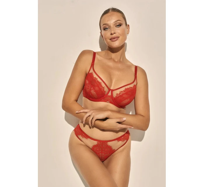 Dámské kalhotky Lou model 21759828 Červená - Kinga