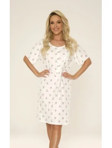 Dámska nočná košeľa DE LAFENSE 413 Mama kr / r K