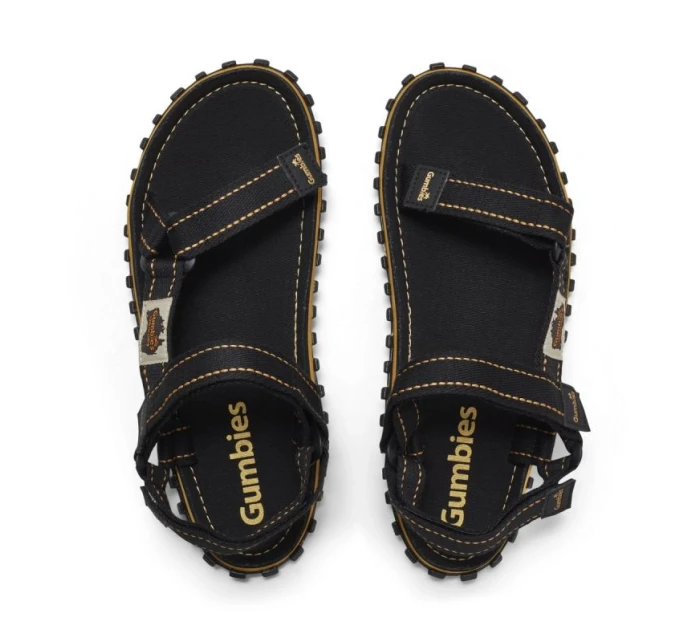 Gumbies Tracker Sandále Unisex Black M GU-SATRA001