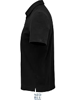 Men Pánské žerzejové polo deep black model 22500532 - NEOBLU Men Pánské žerzejové polo deep black model 22500532 - NEOBLU