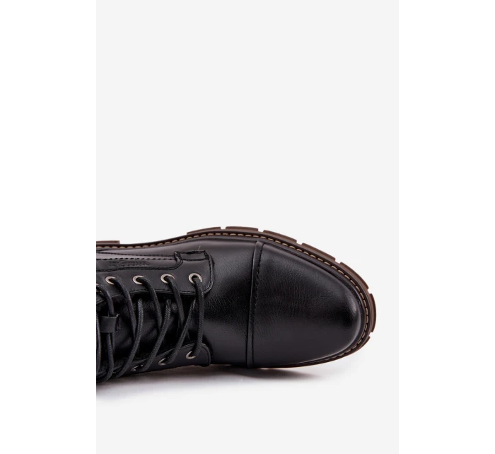 Buty Zimowe Męskie Wrangler 20253035.11A Ciemnobrązowe