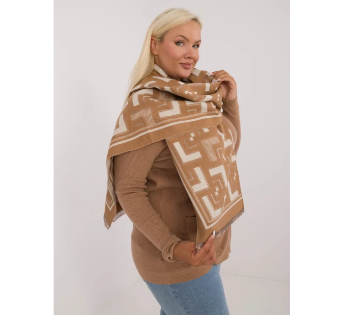 Szalik AT SZ model 20473696 camelowy - FPrice Szalik AT SZ model 20473696 camelowy - FPrice