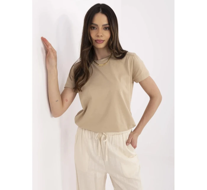 T shirt CLM TS model 21091808 beżowy - FPrice