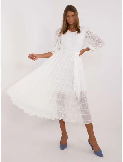 Sukienka LK SK model 20479762 biały - FPrice Sukienka LK SK model 20479762 biały - FPrice