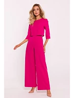 M798 Dvojvrstvový overal - fuchsiový