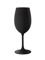 Čierny pohár na víno 350 ml - 6 balení