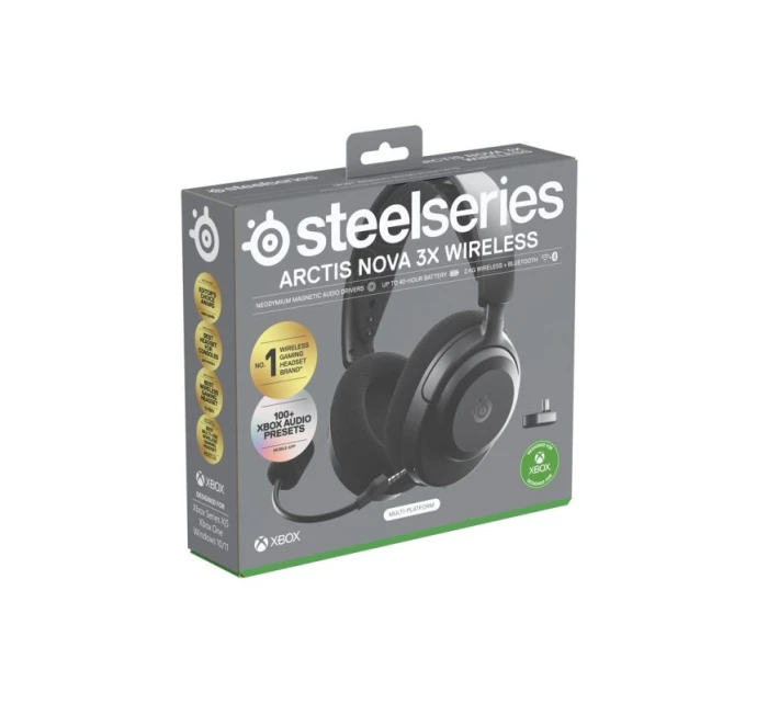 Nova 3X Bezdrátová sluchátka pro černá model 21716741 - Steelseries
