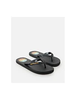Plážové šľapky RIP CURL Wetty Fade Bloom Open Toe – čierne