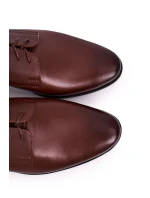 Męskie Skórzane Mokasyny BEDNAREK Brązowe