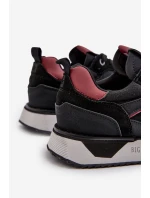 Sneakersy Męskie Memory Foam System Big Star NN174350 Czarne