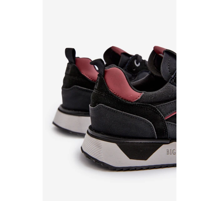 Sneakersy Męskie Memory Foam System Big Star NN174350 Czarne