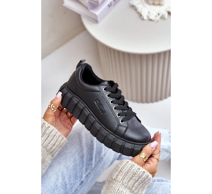 Zateplené dámské sneakersy Big Star model 21676113 Černé - Big Star Shoes