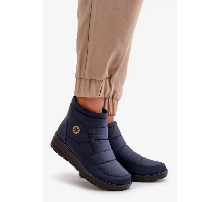 Dámske zateplené modré snežnice Helis Dámske zateplené modré snežnice Helis