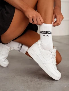 Dámske ponožky PROSECCO MOOD - biele