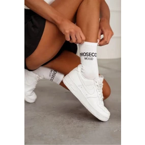 Dámske ponožky PROSECCO MOOD - biele Dámske ponožky PROSECCO MOOD - biele