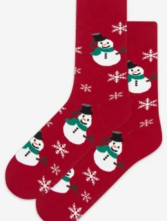 Vzorované vianočné ponožky U04.156