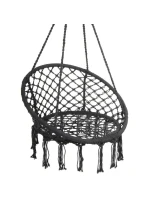 Závesná sedačka DRAGON HAMMOCK 80x60 cm tmavosivá