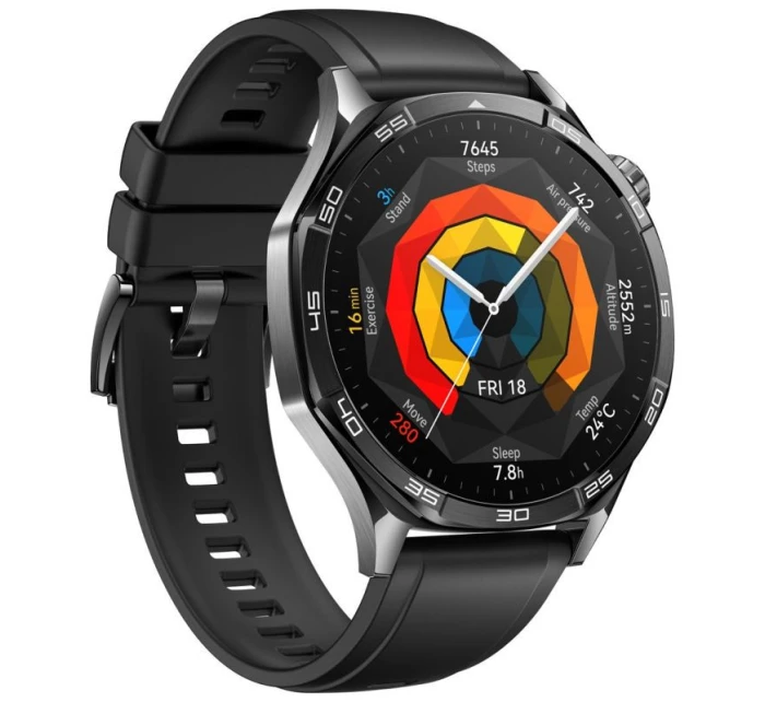 Huawei WATCH GT 5 46 mm Vili-B19F | Inteligentné hodinky | GPS (satelit) | AMOLED | 1,43 palca | Čierna