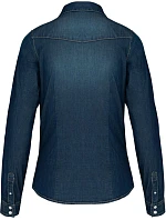 K Denim halenka s dlouhým rukávem 20.K blue model 22509896 - Kariban K Denim halenka s dlouhým rukávem 20.K blue model 22509896 - Kariban