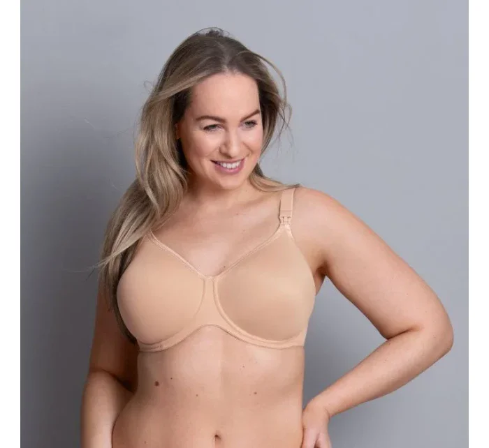 Basic podprsenka na kojení s kosticí model 10621203 deep sand - Anita Maternity