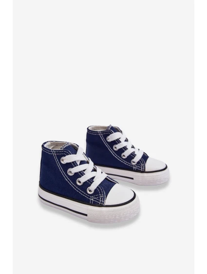 Dětské Vysoké Tenisky námořnická modrá Filemon Dětské Vysoké Tenisky námořnická modrá Filemon