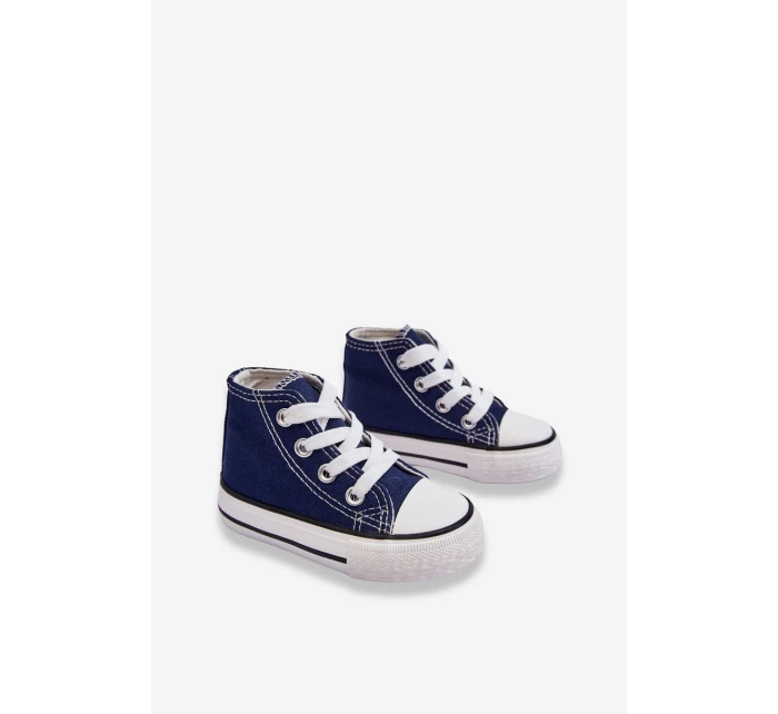 Dětské Vysoké Tenisky námořnická modrá Filemon Dětské Vysoké Tenisky námořnická modrá Filemon