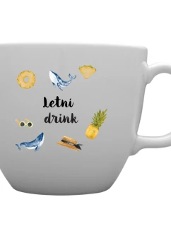 Personalizovaný MEGA XXL keramický hrnek 1000 ml s letním mixem 