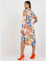 Dámske šaty EM SK 003U 1.07 Brown-beige mix - FPrice Dámske šaty EM SK 003U 1.07 Brown-beige mix - FPrice