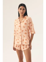 DÁMSKE PYŽAMO NARANJA 42686 SS25 DÁMSKE PYŽAMO NARANJA 42686 SS25