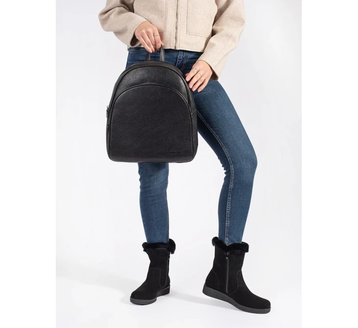 Trendy kotníčkové boty černé dámské na klínku Trendy kotníčkové boty černé dámské na klínku